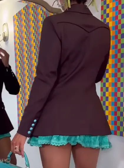 Adjusting Zipper Blazer - laseze