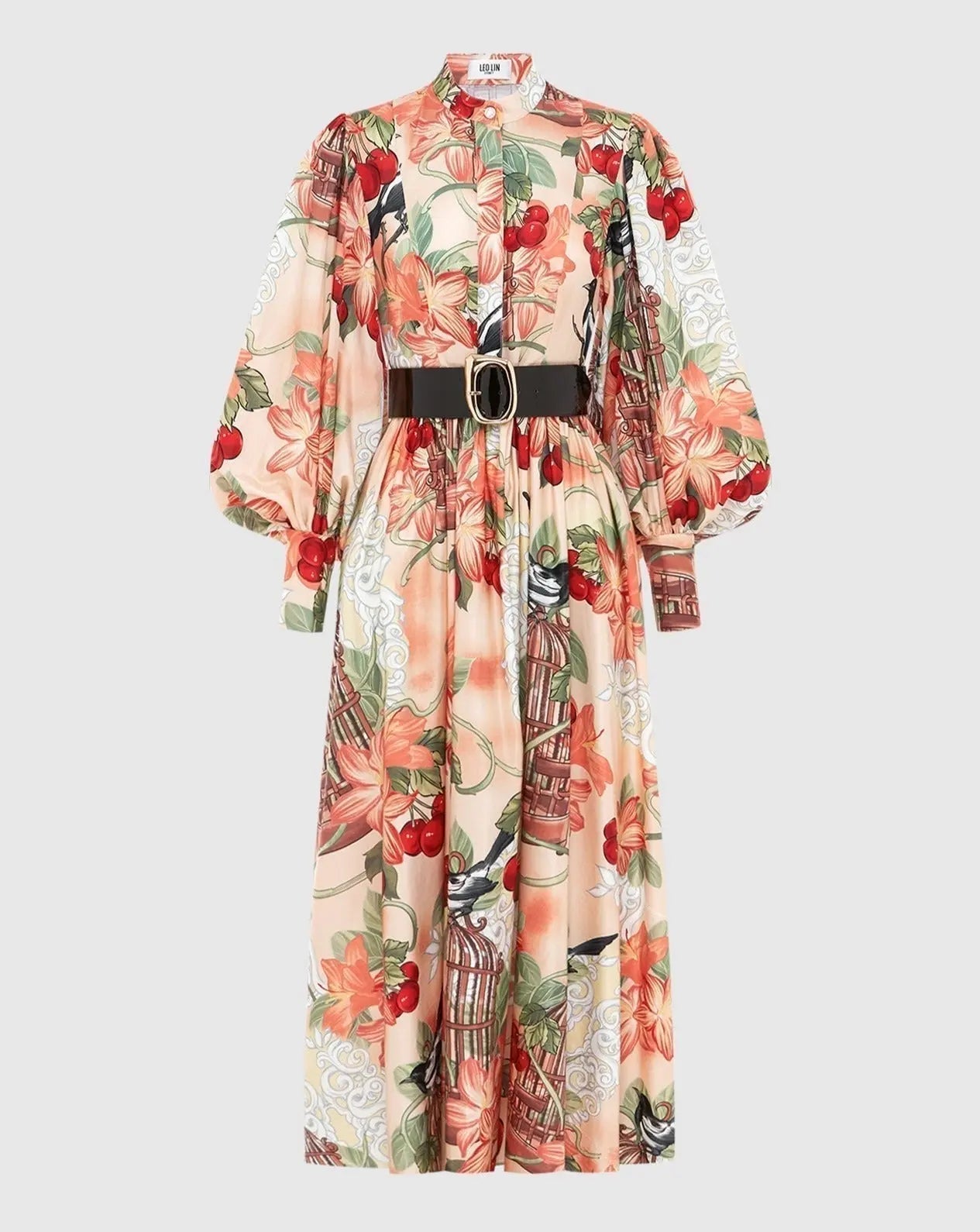 Azalea Print in Fortune Midi Dress speciaic