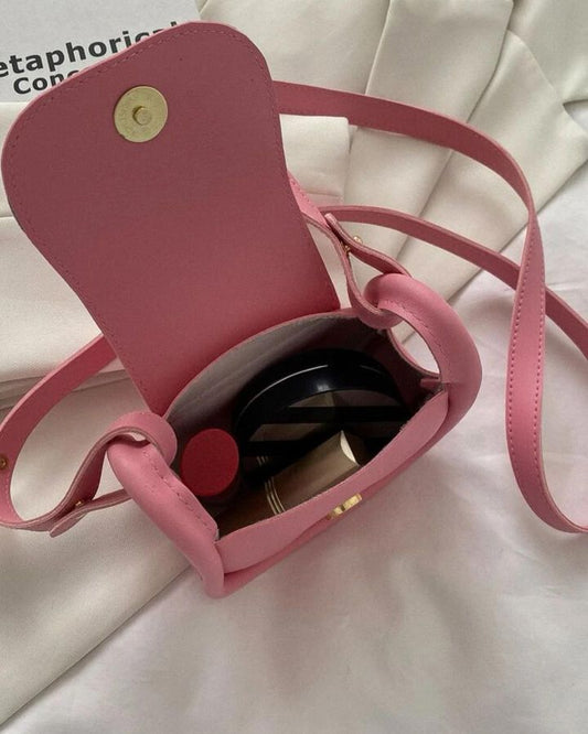 Candy - colored Mini Saddle Bag - laseze