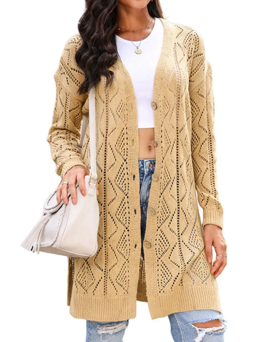 Casual Fall Knit Cardigan speciaic