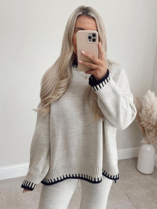 Casual Loungewear Knit Set speciaic