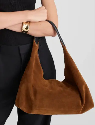 Chic Suede Shoulder Bag voguety
