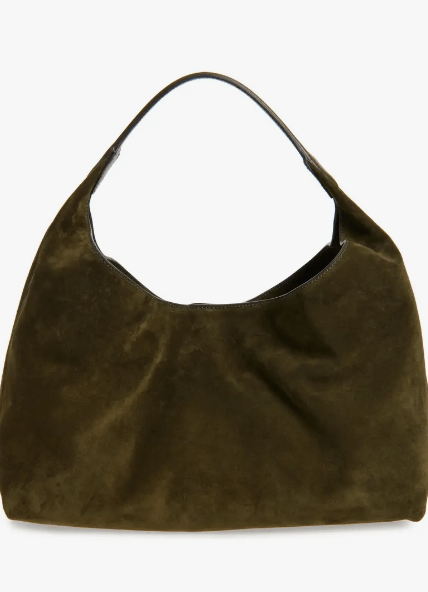 Chic Suede Shoulder Bag - laseze