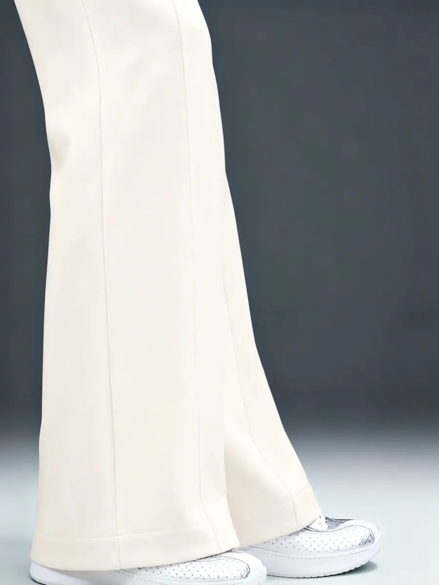 Cloud-Soft Cream Relaxed Two-Piece Tracksuit Set laseze