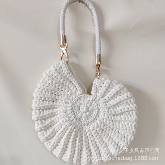 Conch Woven Handbag - laseze