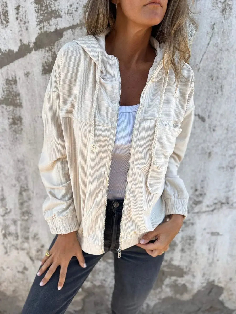 Corduroy Hooded Jacket speciaic