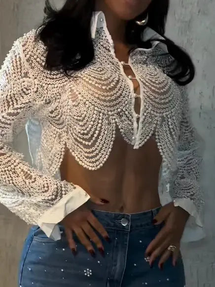 Dazzle Pearl Shirt speciaic