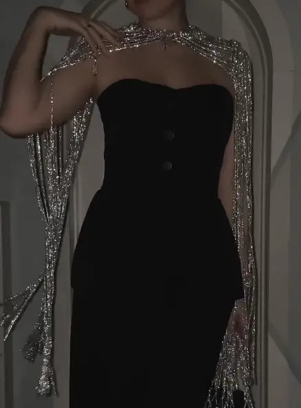 Dazzle Rhinestone Cape speciaic