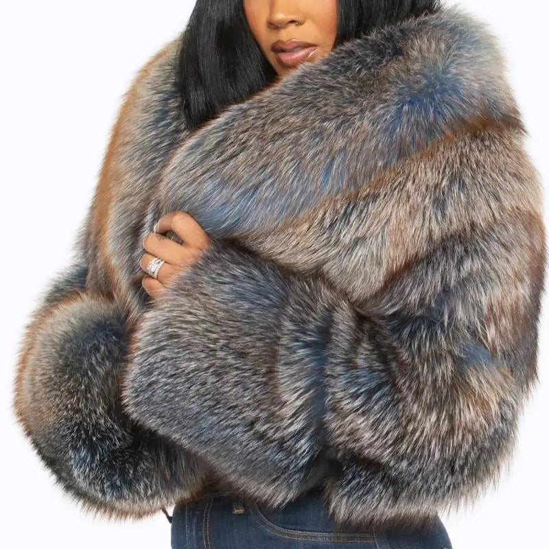 Eco-friendly Fur Coat fashgoods