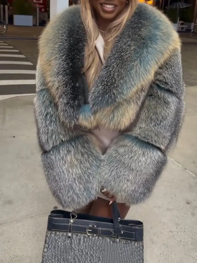 Eco-friendly Fur Coat fashgoods