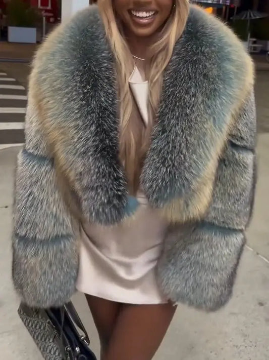 Eco-friendly Fur Coat fashgoods
