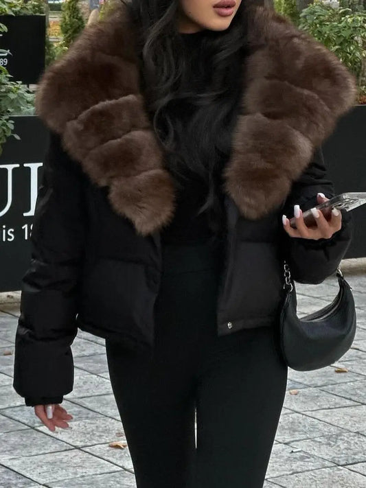 Fab Eco-friendly Fur Short Jacket fashgoods