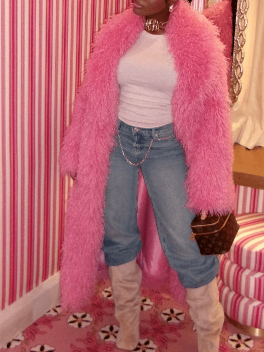 Faux Fur Coat laseze