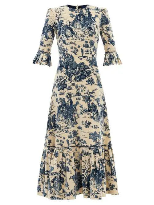 Fine China Maxi Dress speciaic