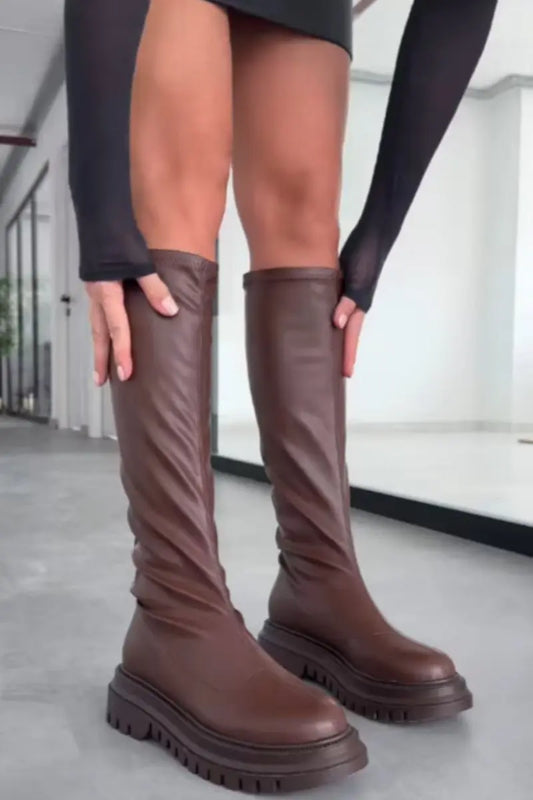 High Quality Leather Boots haichic