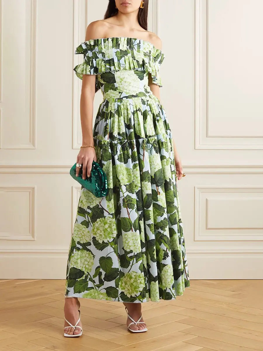 Hydrangea Print Dress speciaic