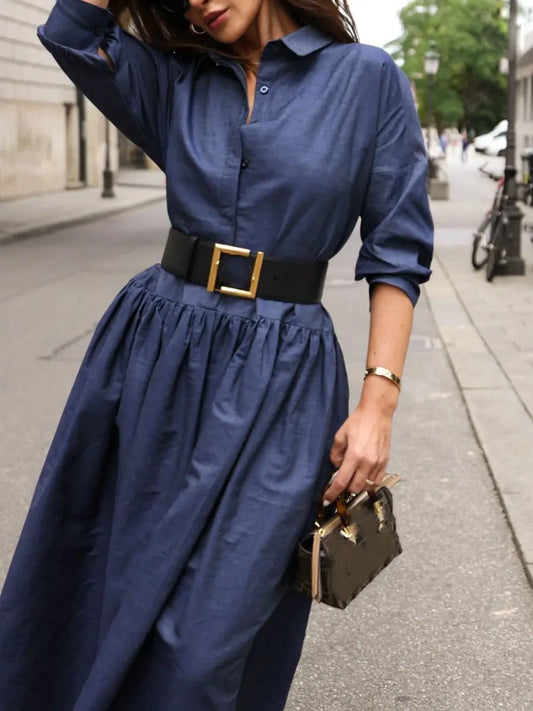 Navy Loose Dress speciaic