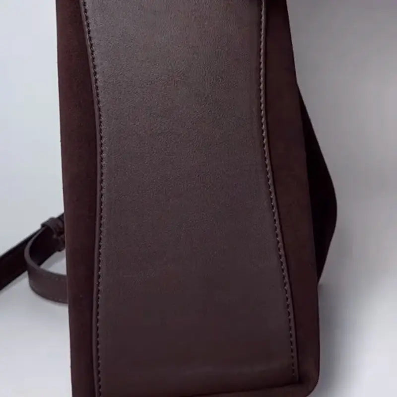 Nubuck Leather Underarm Bag Shoulder Crossbody Bag voguety