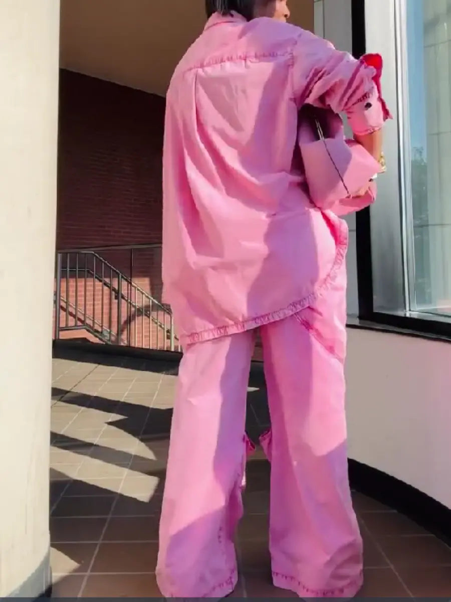 Pink Denim Suit speciaic