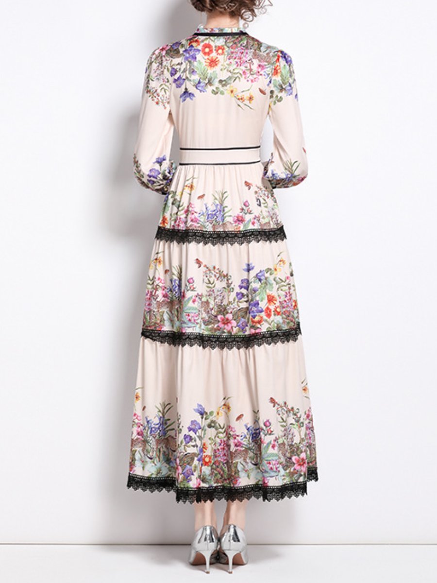 Romantic Floral Maxi Dress speciaic