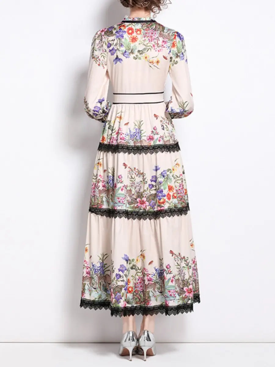 Romantic Floral Maxi Dress speciaic
