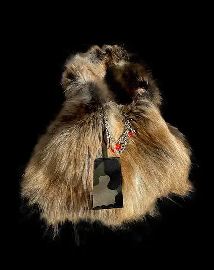 Stylish Flush Fur Bag mirivon