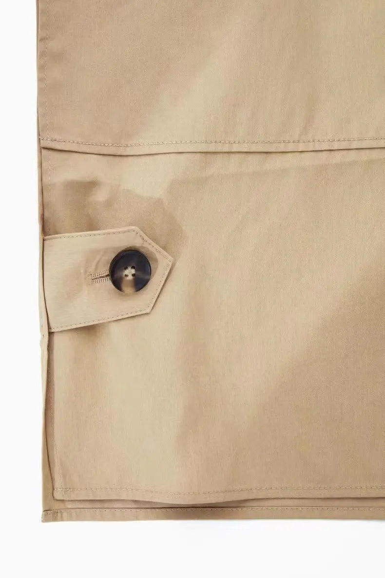 The Fall Casual Short Trench Jacket speciaic