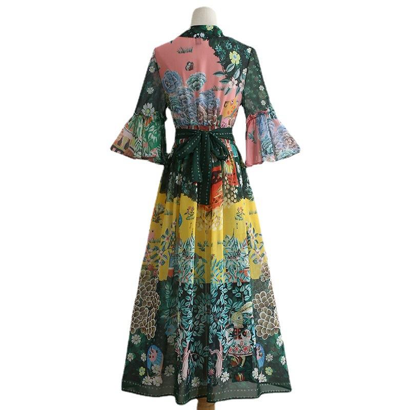 Vintage Chiffon Dress - laseze