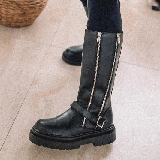 Women's Stylish Zipper Boots haichic