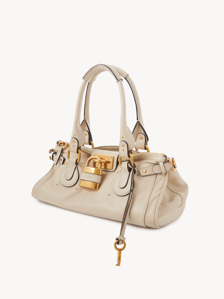 Leather Padlock Shoulder Bag
