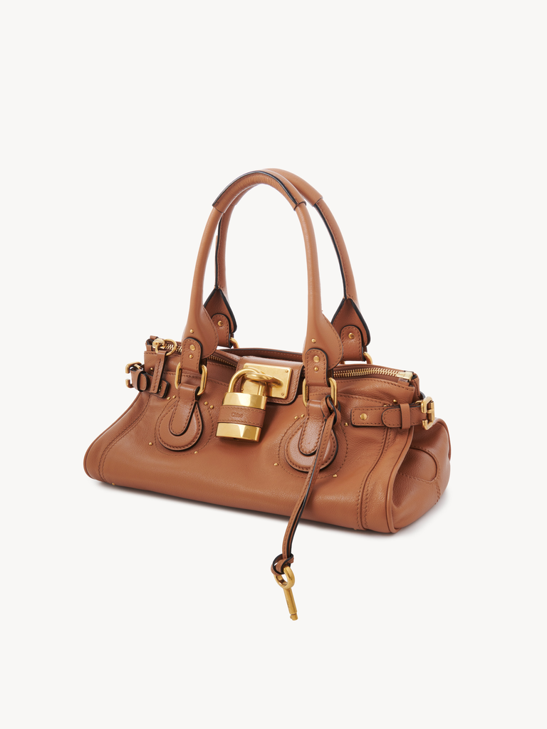 Leather Padlock Shoulder Bag