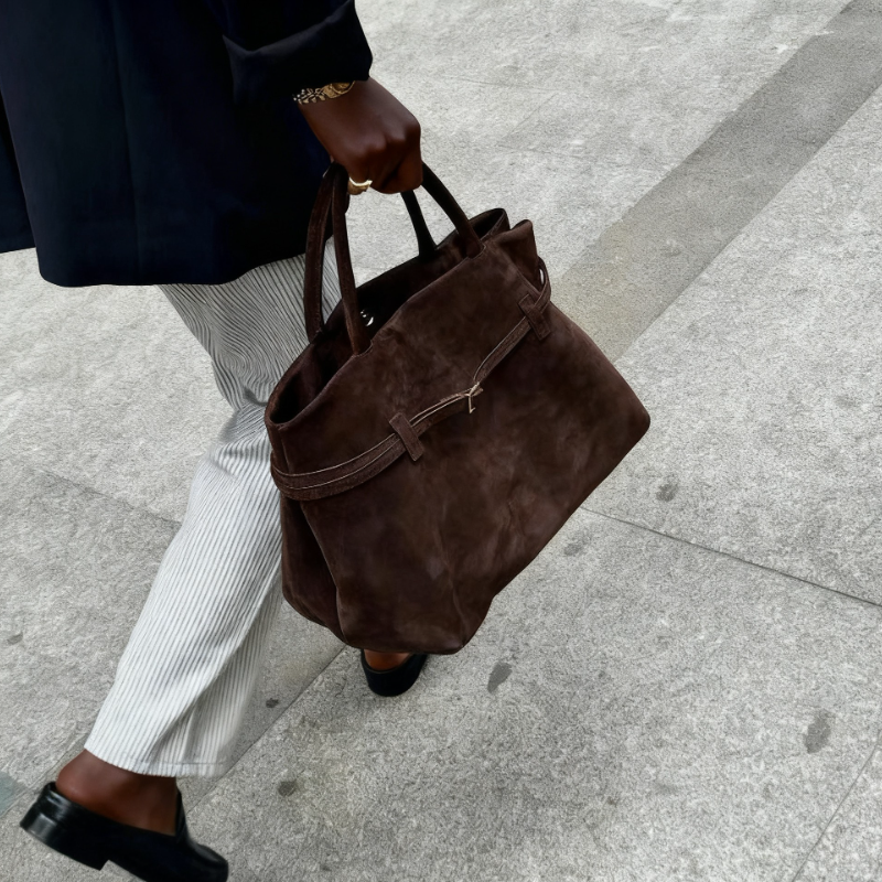 Suede Tote