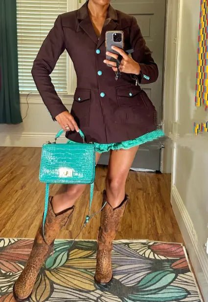 Adjusting Zipper Blazer - laseze