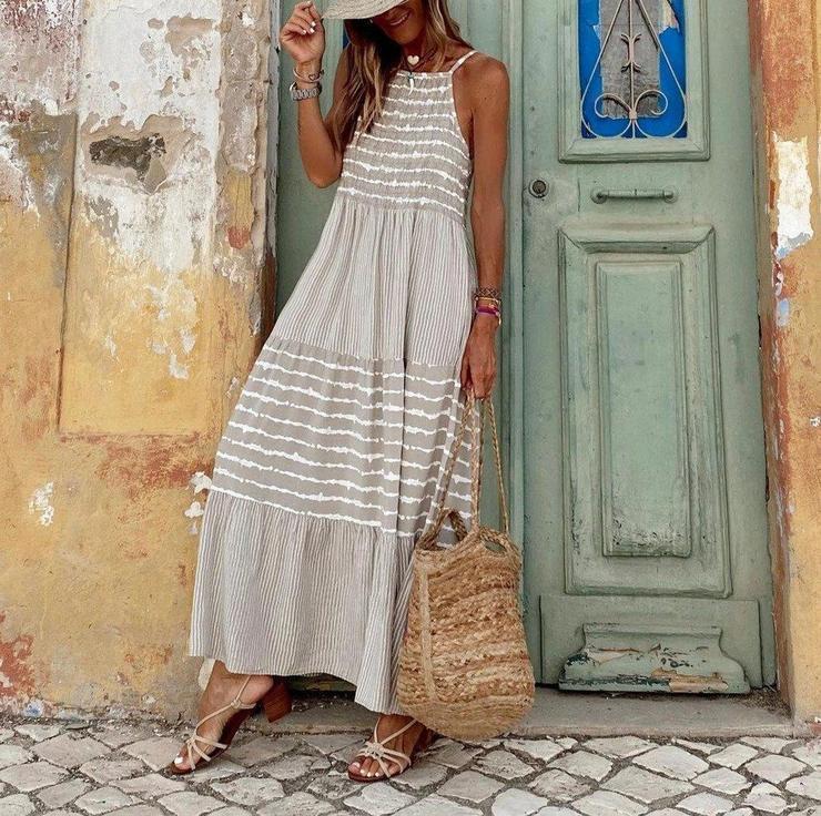 Always a Good Choice Printed Maxi Dress - laseze