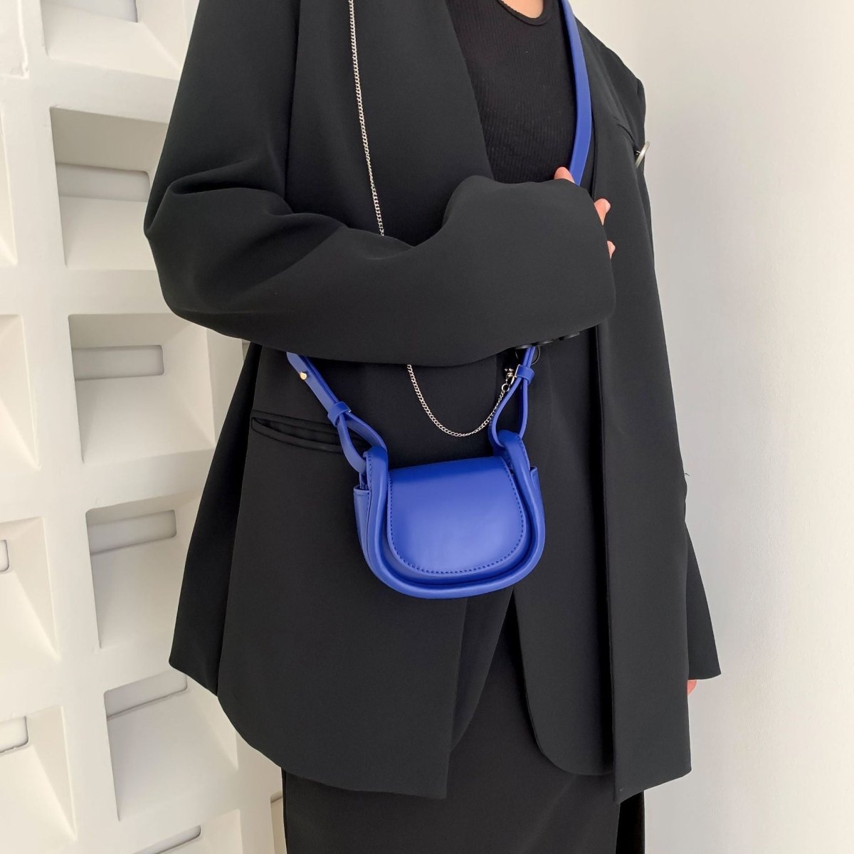 Candy - colored Mini Saddle Bag - laseze