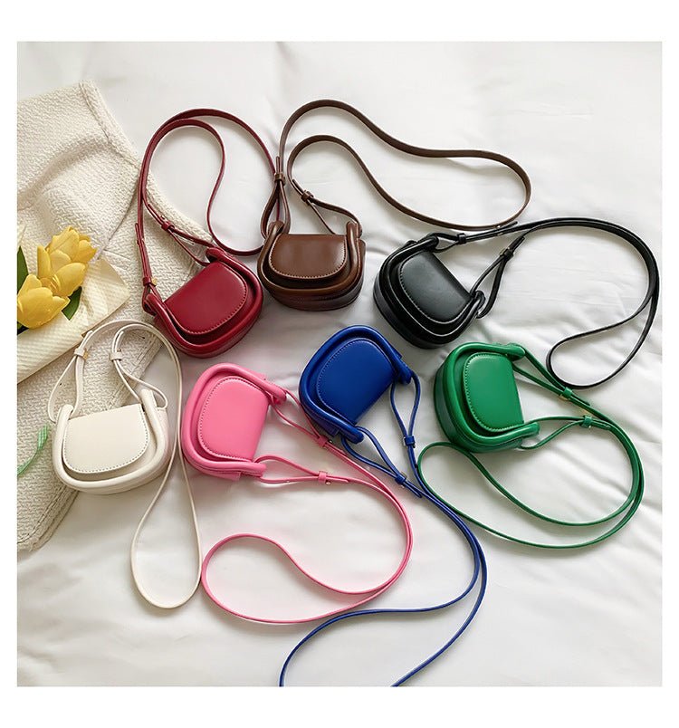 Candy - colored Mini Saddle Bag - laseze