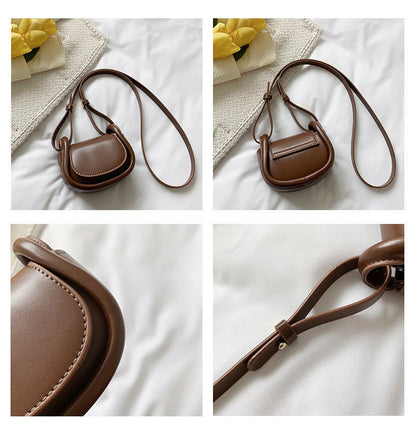 Candy - colored Mini Saddle Bag - laseze