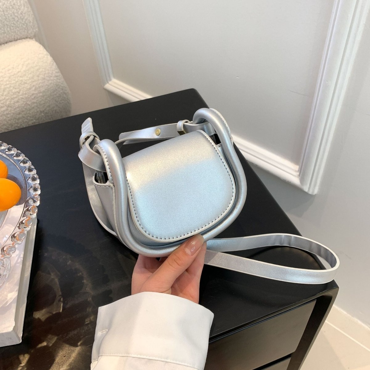 Candy - colored Mini Saddle Bag - laseze