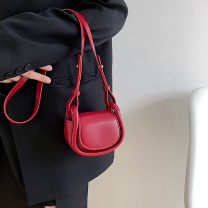 Candy - colored Mini Saddle Bag - laseze