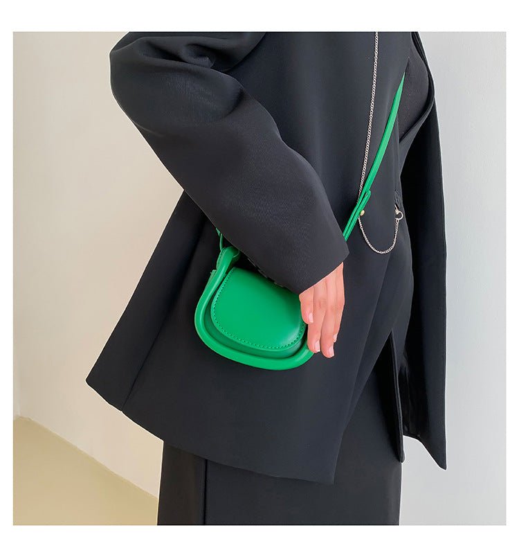 Candy - colored Mini Saddle Bag - laseze