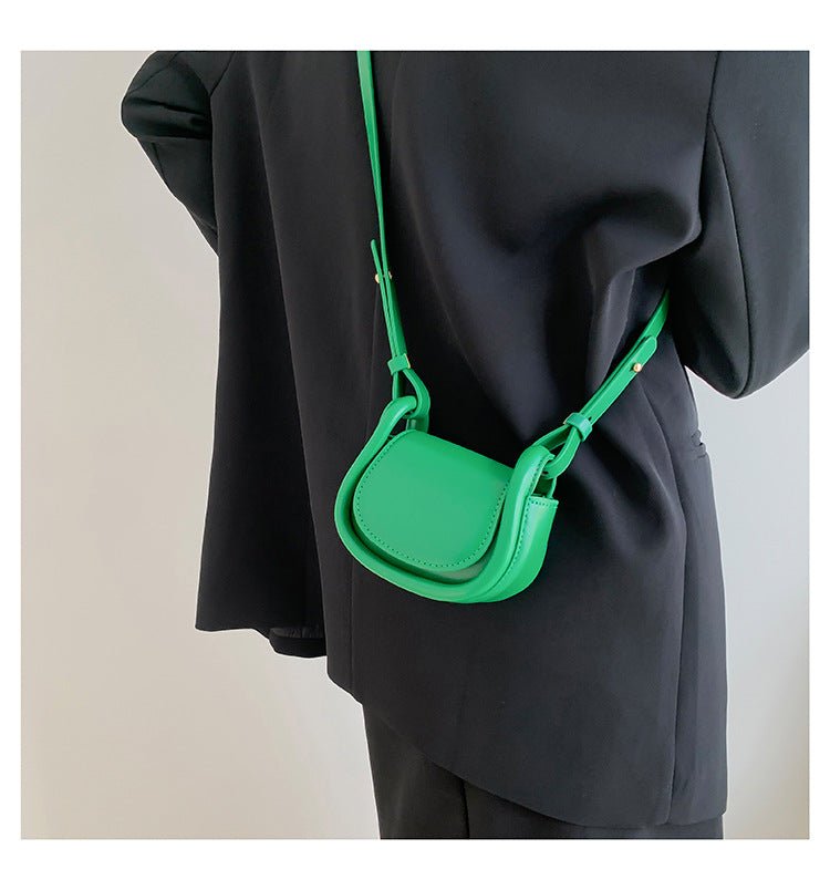 Candy - colored Mini Saddle Bag - laseze