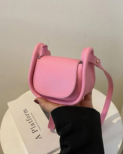Candy - colored Mini Saddle Bag - laseze