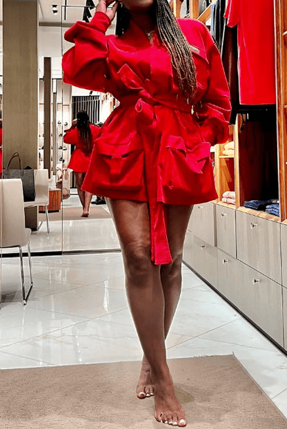 Cargo Warp Short Dress - laseze