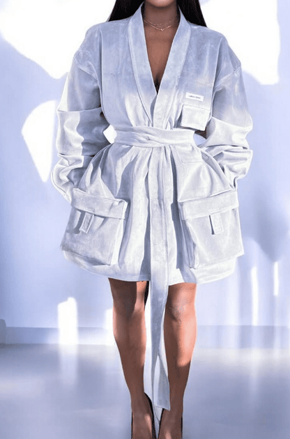 Cargo Warp Short Dress - laseze