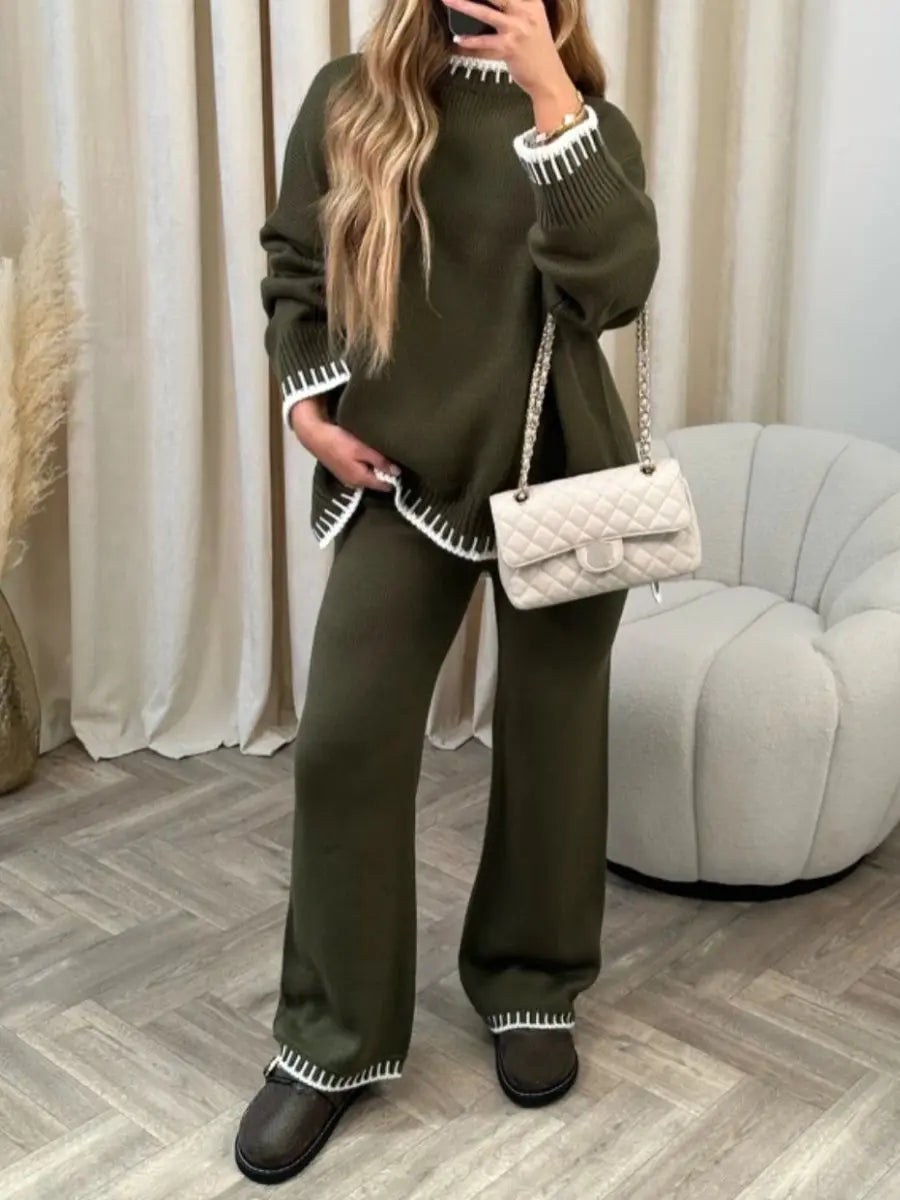 Casual Loungewear Knit Set speciaic