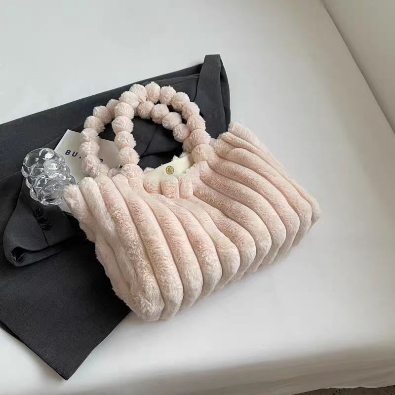 Chic Plush Tote Bag - laseze