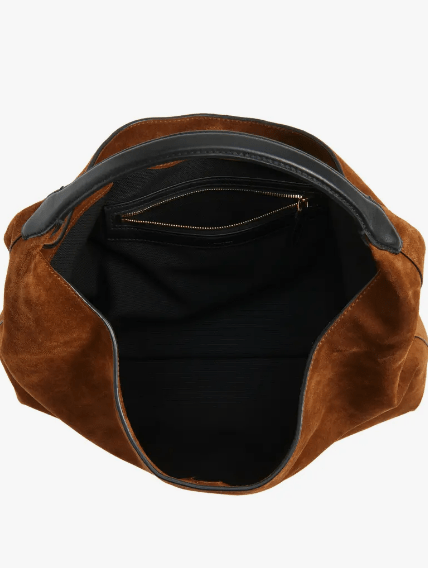 Chic Suede Shoulder Bag - laseze