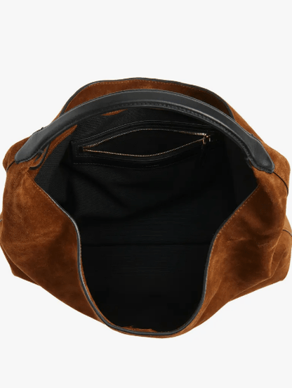 Chic Suede Shoulder Bag - laseze