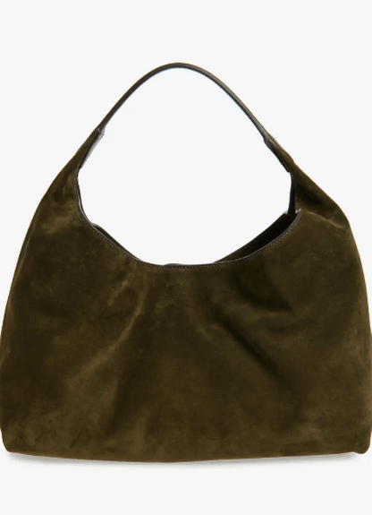 Chic Suede Shoulder Bag - laseze
