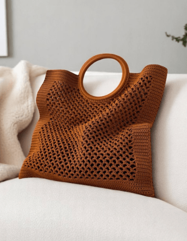 Chic Women's Woven Hollow Bag - laseze